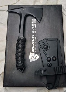 Browning Shock N Awe Tomahawk 10.5" Black Steel Axe