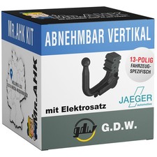 GDW Anhängerkupplung vert. abnehmbar für MB C-Klasse Coupe 11-15 +13polig spezi.