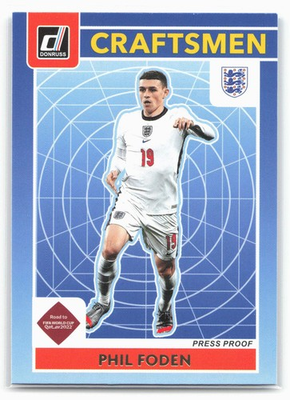#ad 2021 22 Donruss #2 Phil Foden Craftsmen Press Proof $2.03