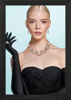 Anya Taylor-Joy in Jewelry Gerahmtes Wandbild Poster Leinwanddruck Bild