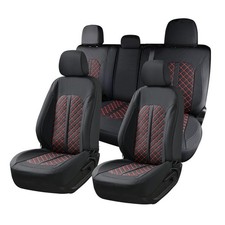 Truckiipa F150 Seat Covers Full Set Leather Waterproof Car Seat Cover Seat Pr...