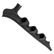 Glowshift Black Triple Pillar Gauge Pod Fits 1987-1991 Ford F-series F250 F350 Glowshift Black Triple Pillar Gauge Pod Fits 1987-1991 Ford F-series F250 F350