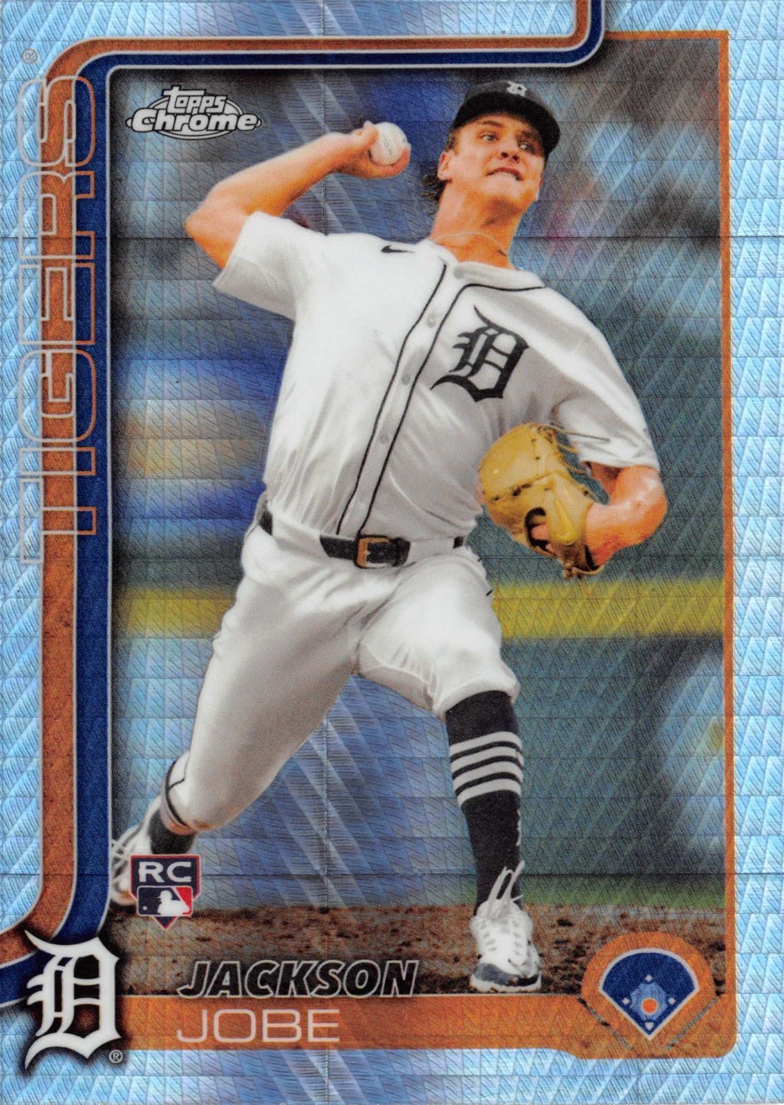Jackson Jobe Detroit Tigers 2025 Topps Chrome Prism Refractor #249