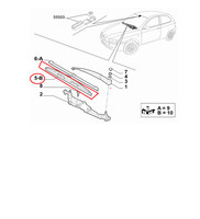 Originale Scheibenwischer BüRste FüR Alfa Romeo 147 GT OE 46556566