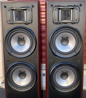 ケンウッド　3ウェイスピーカー　LS-V710 Kenwood LS-7E 3-Way Speakers Floor Standing Tower Speakers | eBay