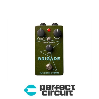 Universal Audio Brigade Chorus + Vibrato Pedal EFFECTS - DEMO - PERFECT CIRCUIT