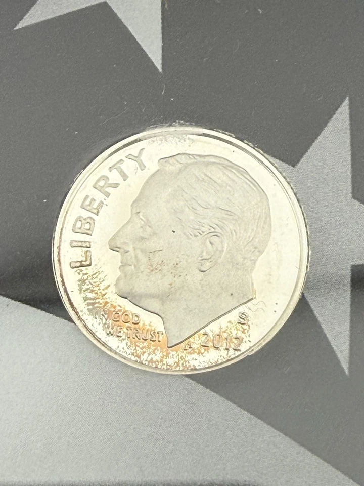 2012 U.S. Mint Limited Edition Silver Proof Set Toned Coins W/BOX/COA Item#659 - Image 4 of 4