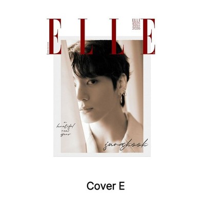 BTS JUNGKOOK ELLE Magazine Jan 2026 (9 Types) | eBay