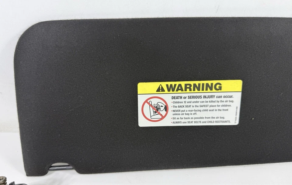 Juego de pares de parasoles de tela izquierda derecha Ford F-150 2002-2003 negro no iluminado Foto 3 de 4