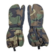 Parka Military Cold Weather Trigger Finger Camo Mittens with Inserts Large