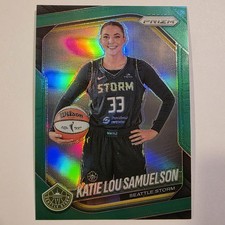 2025 Panini Prizm WNBA - Katie Lou Samuelson #82 Green Prizm