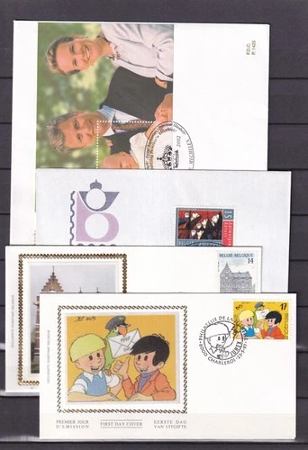 [G191157] Belgium Nice Lot FDC First Day Cover UNG