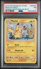 PSA 7 PIKACHU MIMIKYU TEAM UP SM BLACK STAR PROMO  #SM162 HOLO NM Mint