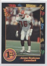 1991 Wild Card Draft Jerome Henderson #71 Rookie RC 0a0. rookie card picture