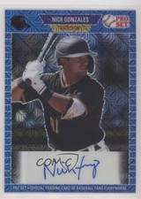 2021 Leaf Pro Set Metal 1989 Blue Mojo 20/20 Nick Gonzales #PA-NG2 Auto i6j