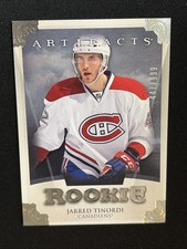13-14 UD Artifacts Hockey Rookie 170 Jarred Tinordi /999