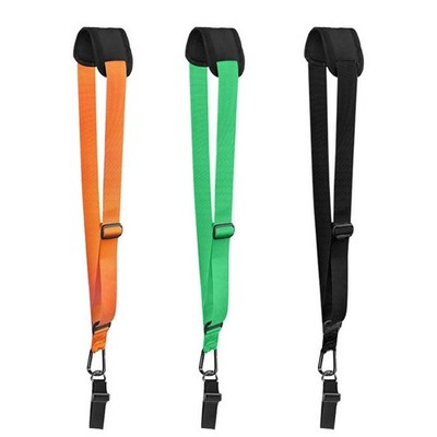 Removable Padded Harness Strap with Metal Hook for Yard Tool Compatibility