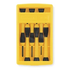 STANLEY 66-052 Precision Screwdriver Set,Sl/Ph,6 pcs. 3PY38