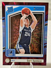 2024 Donruss CAM SPENCER International Holo Maroon Laser RC SSP #235 Grizzlies