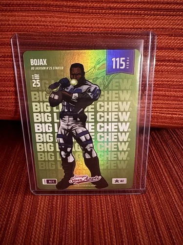 Bojax Bo Jackson Battle Arena NSCC Big League Chew SOUR APPLE Foil BLC-5 ALT SSP
