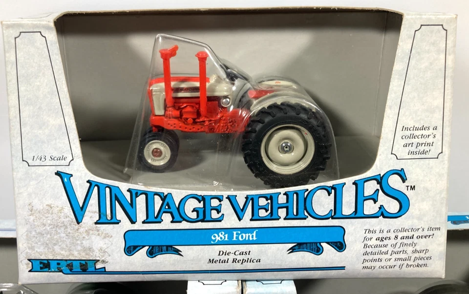 Ertl Massey-Harris Challenger Case L Ford 981 Tractor Diecast 1/43 Lot of 3 NIB - Image 4 of 4