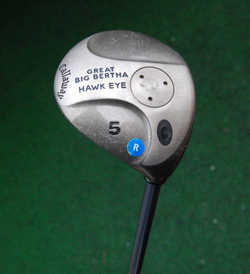 Callaway Great Big Bertha Hawkeye Holz 5 Herren Regular Flex -sehr guter Zustand