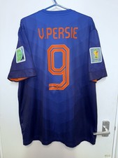 Nike Netherlands World cup Brazil 2014 Away Van Persie 9 Football Shirt L