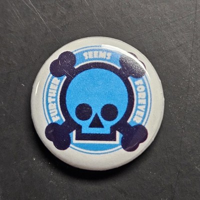 vintage FURTHER SEEMS FOREVER BUTTON pinback Pin Dashboard Confessional Emo Punk