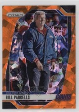2024 Panini Prizm Orange Ice Prizm Bill Parcells #221 HOF 1k46