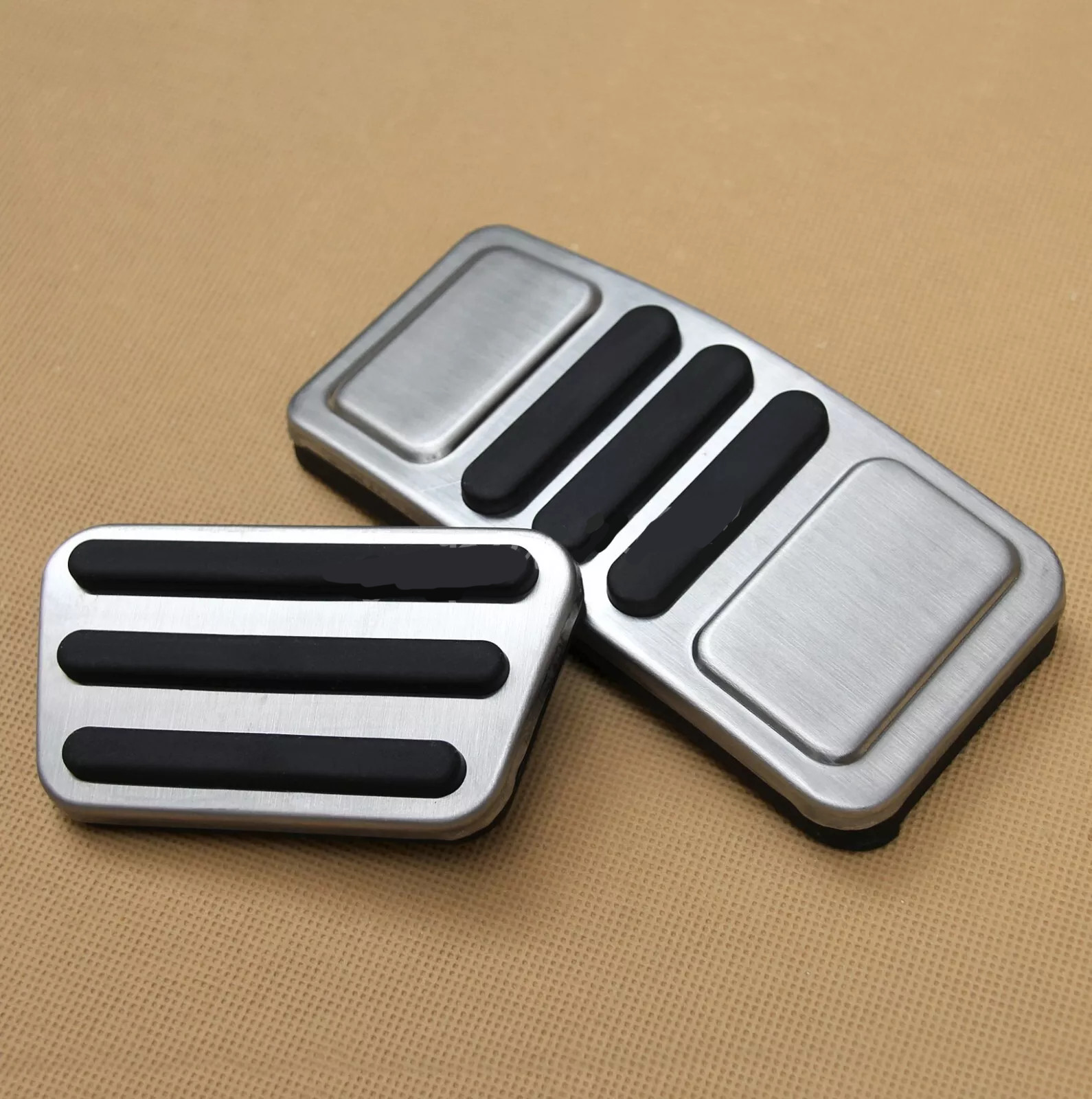 For Ford Mustang 2015-2025 Steel Gas Accelerator Brake Pedal Cover Accessories