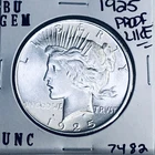 1925 P BU GEM PEACE SILVER DOLLAR UNC MS+++ U.S. MINT RARE COIN 7482
