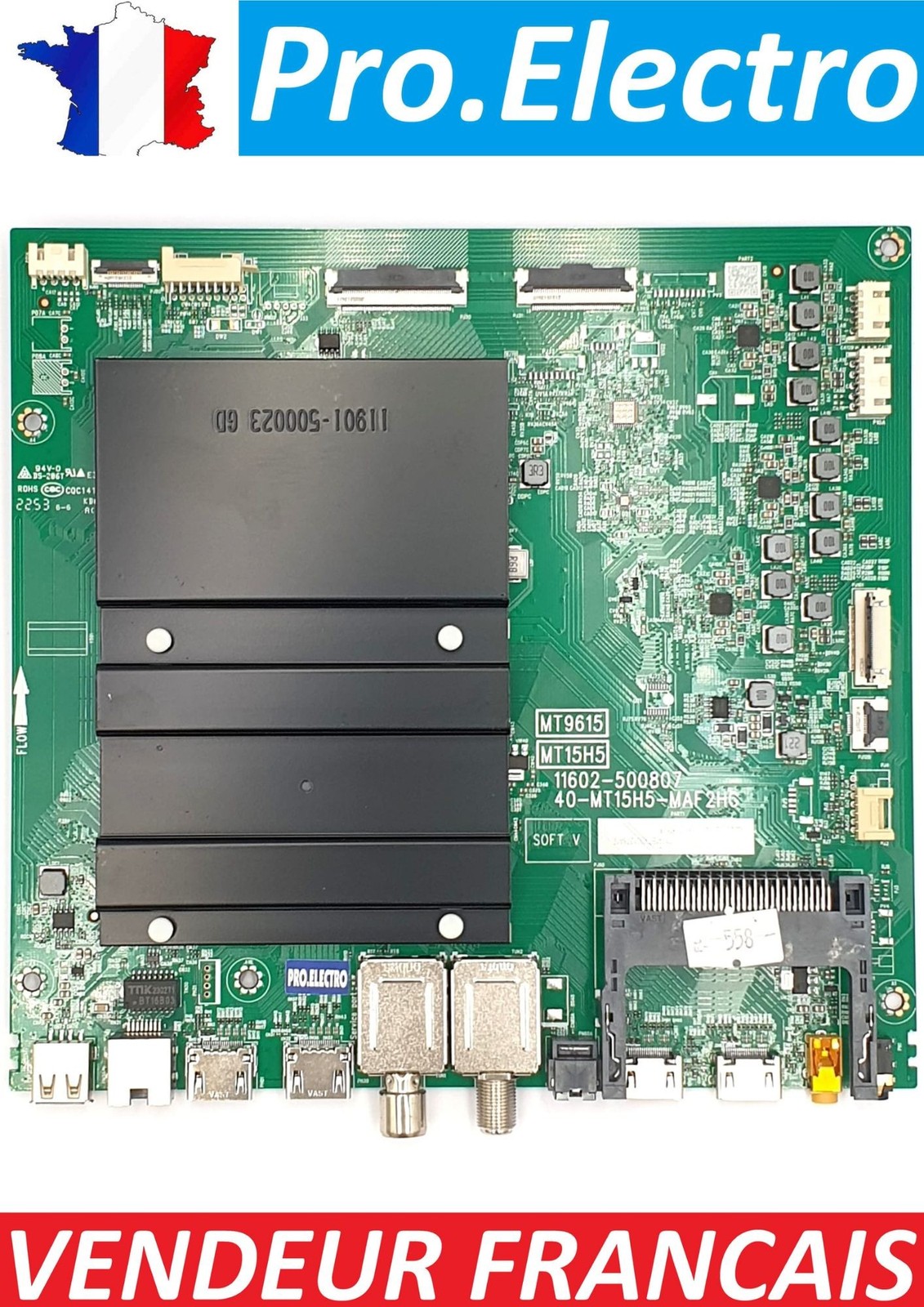 Pièce TV TCL 40-MT15H5-MAF2HG carte mère 11602-500807 65C845