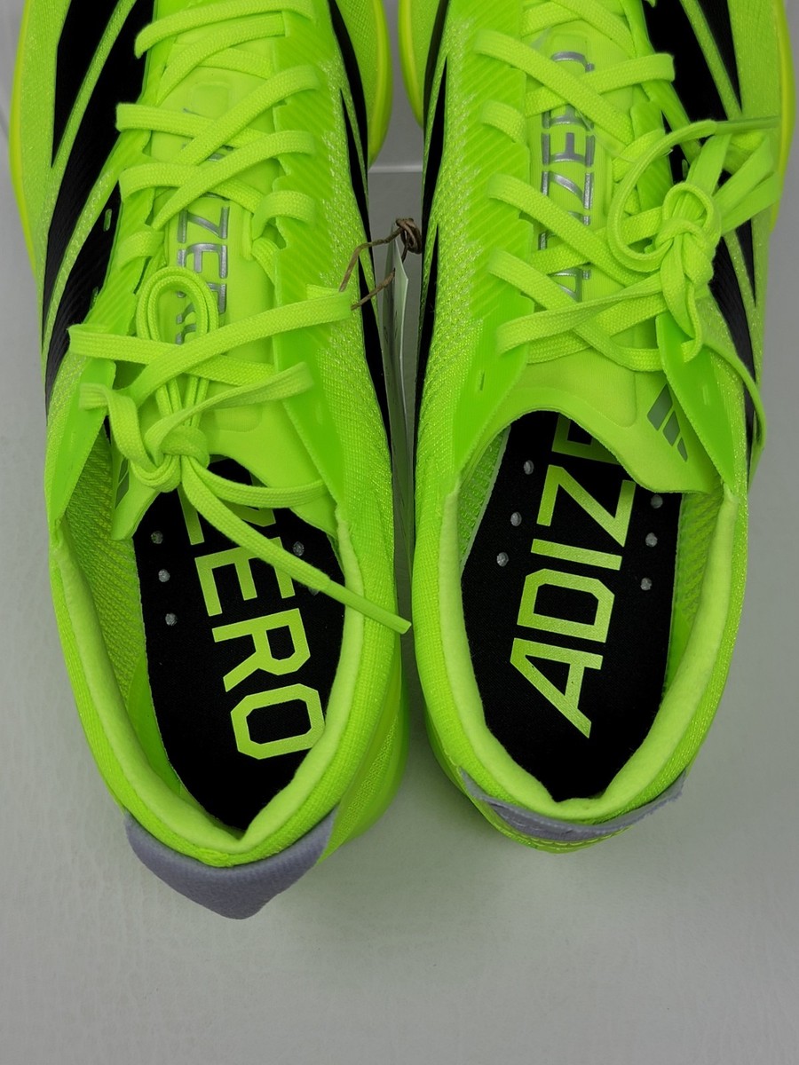 Adidas Adizero Mens Size 8 Track Spikes Running Lucid-Lemon 