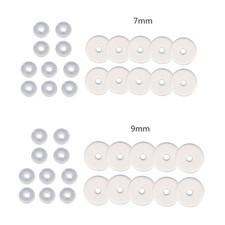Sterile Silicone Flexible Piercing Healing Disc Disk No Pull No Bump 7mm 9mm