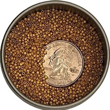 15/0 PermaFinish Galvanized Starlight Matte Toho Round Seed Beads 10g