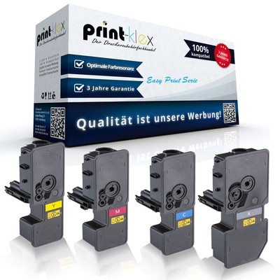 4x Kompatibel XL Tonerkartuschen für Kyocera Ecosys P-5021-cdn Color Set