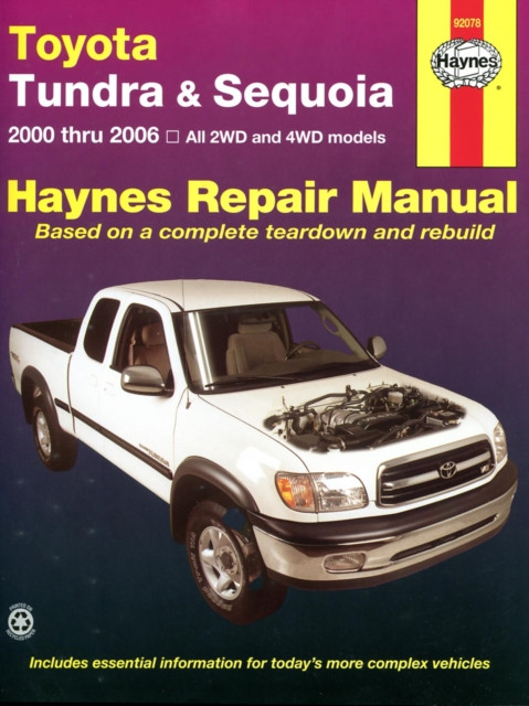 Toyota Tundra & Sequoia 00-07 by Haynes Publishing (Paperback Book)