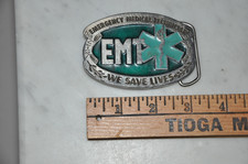 Vintage EMT Belt Buckle