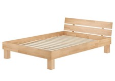 Doppelbett Futonbett Überlänge 140x220 Buche Französisches Bett Zubehör wählbar