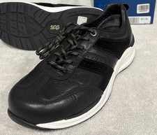 SAS Camino Black 8.5 Wide Men's Shoes FREE SHIPPING New In Box Save Big