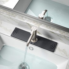 DK177 Faucet Mat for Kitchen Sink - Water Absorbing Stone Tray for Sink, Diat...