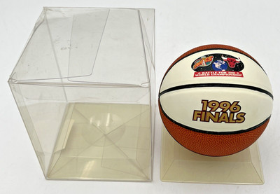 1996 FINALS SEATTLE SONICS CHICAGO BULLS WORLD CHAMPIONSHIP MINI BASKETBALL