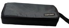 Case Logic Black Cassette Tape Storage Holder Holds 15 Cassettes Zipper W Handle