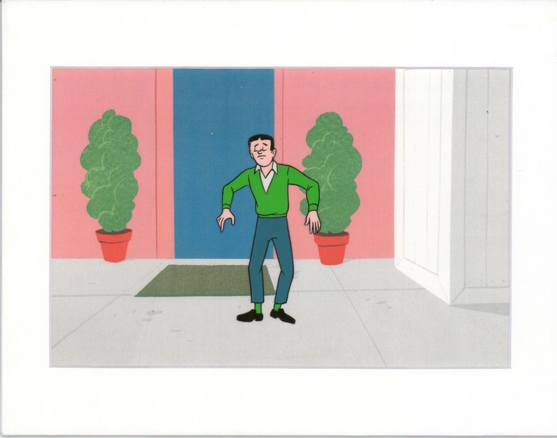 Archie Animation Art Cel Setup Reggie Filmation 1968-1969 b2207