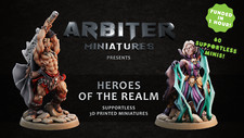 Hero/Villain Epic Fine Detailed DnD Miniatures RPG Tabletop Models