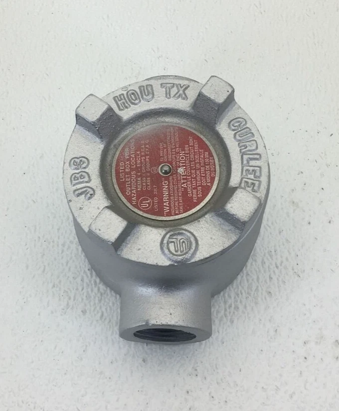 GUAC36SA CROUSE-HINDS 1-INCH EXPLOSION PROOF BOX TYPE C ALUMINUM - Image 2 of 3