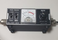 Vintage PACE P5403A SWR Watt Meter Made in Japan Cable CB Short Wave Radio Ham