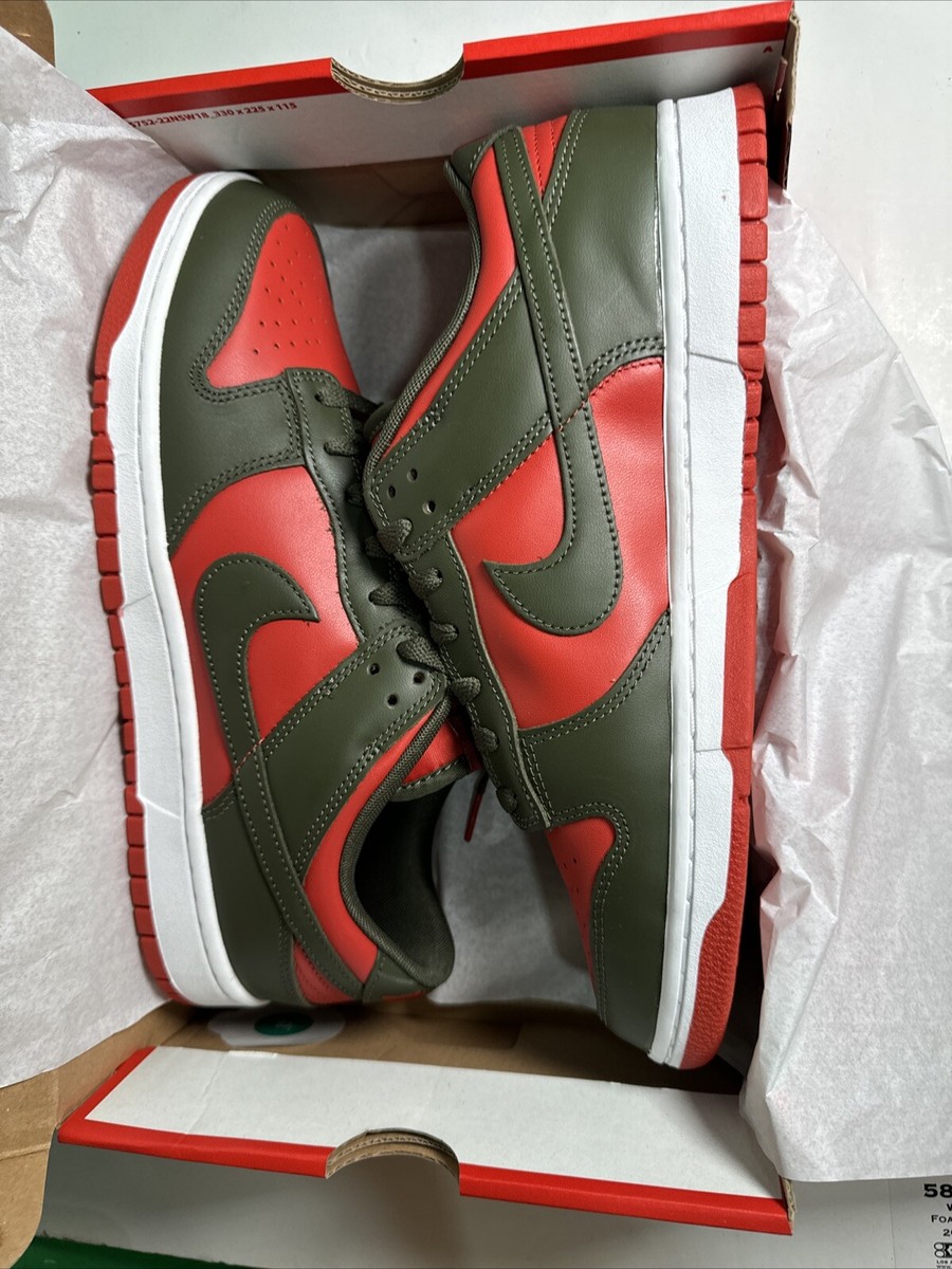 Size 12 - Nike Dunk Low Cargo Khaki Mystic Red | eBay display picture 1