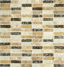 Pietra Naturale Vetro Mosaico Piastrelle Rivestimento Muro Doccia 87-s1253_F 10