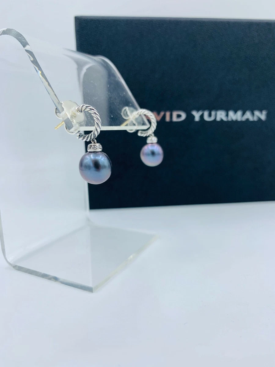 David yurman pearl drop earrings online